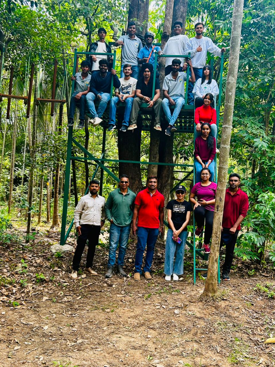 Tower climb - the young cohort